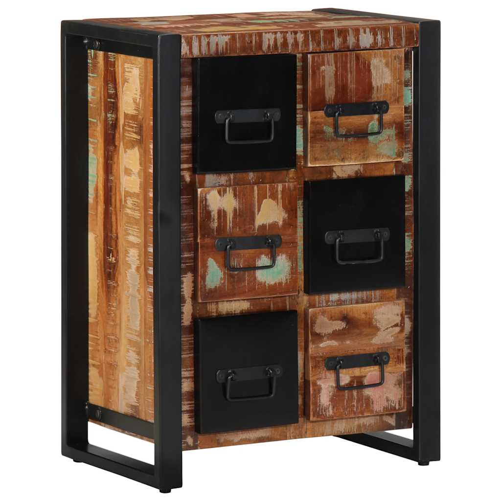 vidaXL Sideboard 50x35x70 cm Solid Wood Reclaimed