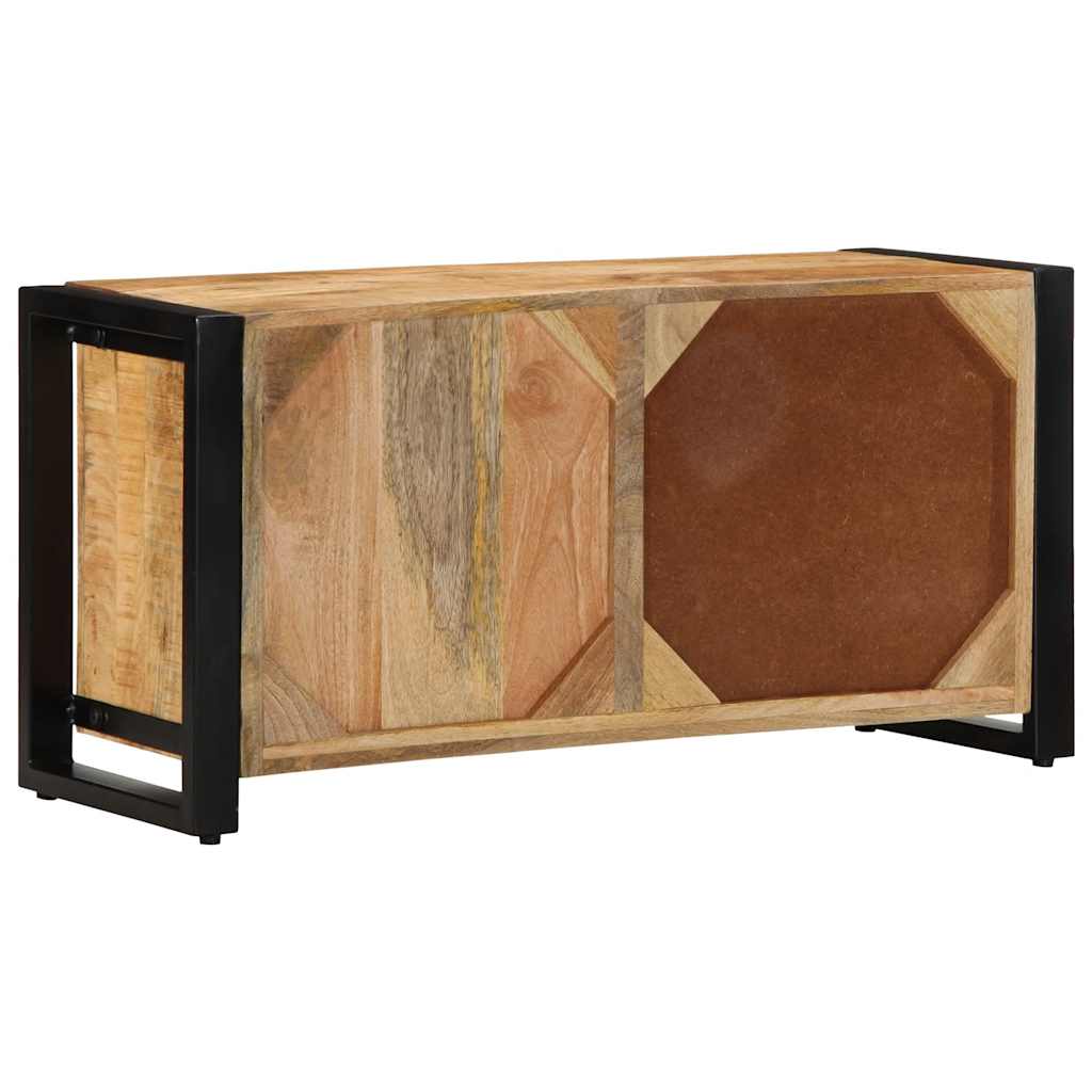 vidaXL TV Cabinet 80x30x40 cm Solid Rough Wood Mango