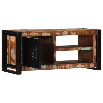 vidaXL TV Cabinet 80x30x35 cm Solid Wood Reclaimed