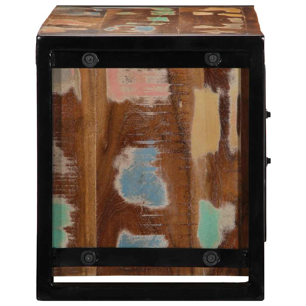 vidaXL TV Cabinet 80x30x35 cm Solid Wood Reclaimed