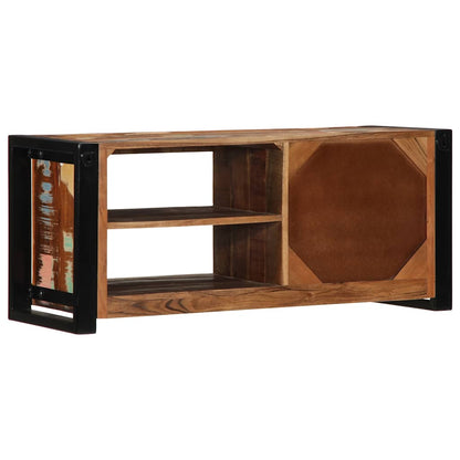 vidaXL TV Cabinet 80x30x35 cm Solid Wood Reclaimed
