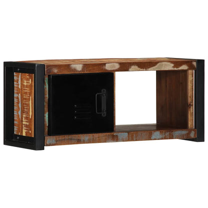 vidaXL TV Cabinet 80x30x35 cm Solid Wood Reclaimed