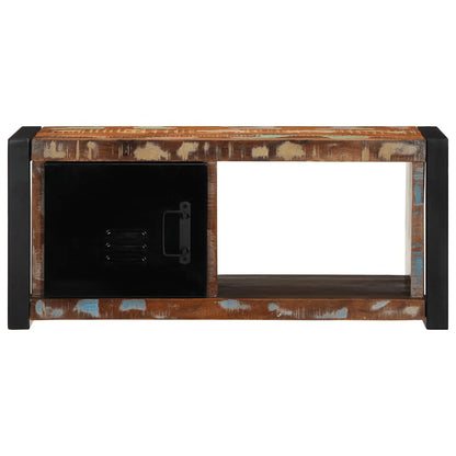 vidaXL TV Cabinet 80x30x35 cm Solid Wood Reclaimed