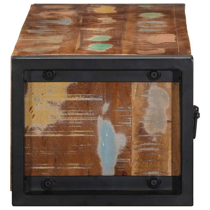 vidaXL TV Cabinet 100x30x25 cm Solid Wood Reclaimed