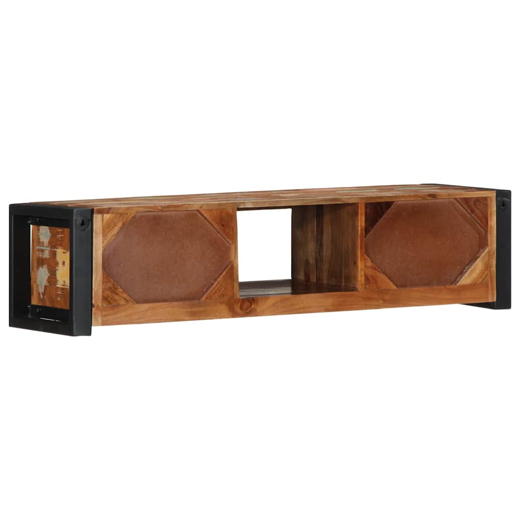 vidaXL TV Cabinet 100x30x25 cm Solid Wood Reclaimed