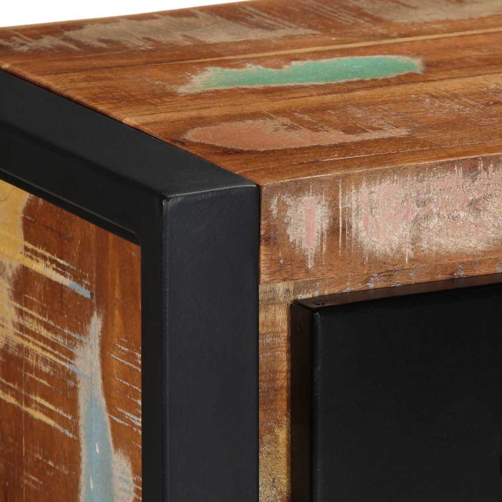 vidaXL TV Cabinet 100x30x25 cm Solid Wood Reclaimed