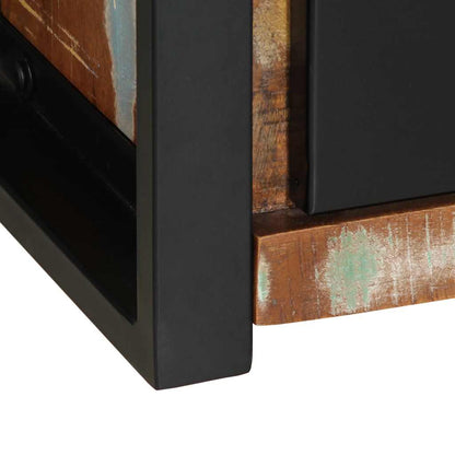 vidaXL TV Cabinet 100x30x25 cm Solid Wood Reclaimed