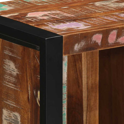 vidaXL Bedside Cabinet 40x30x80 cm Solid Wood Reclaimed