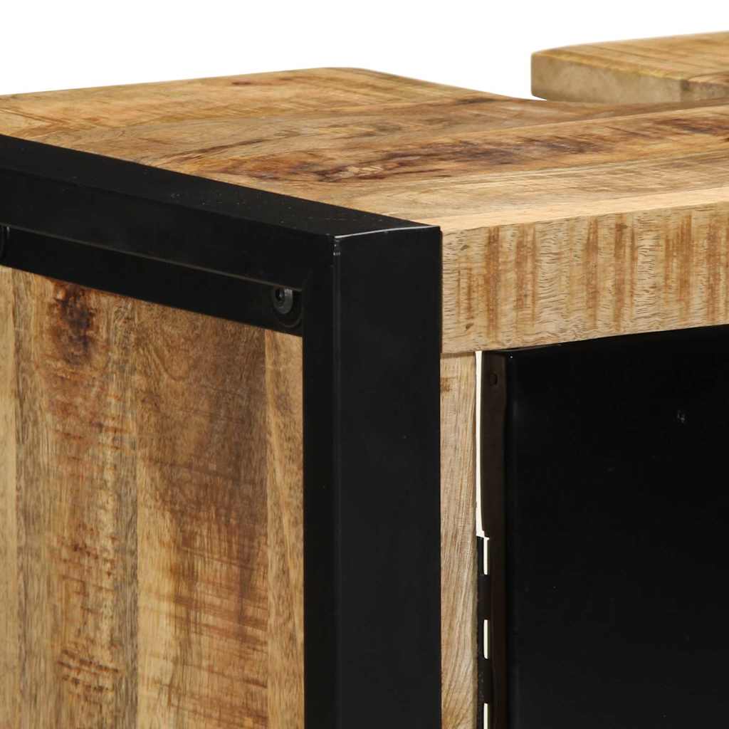 vidaXL Bathroom Cabinet Brown 55 x 35 x 60 cm Solid Mango Wood