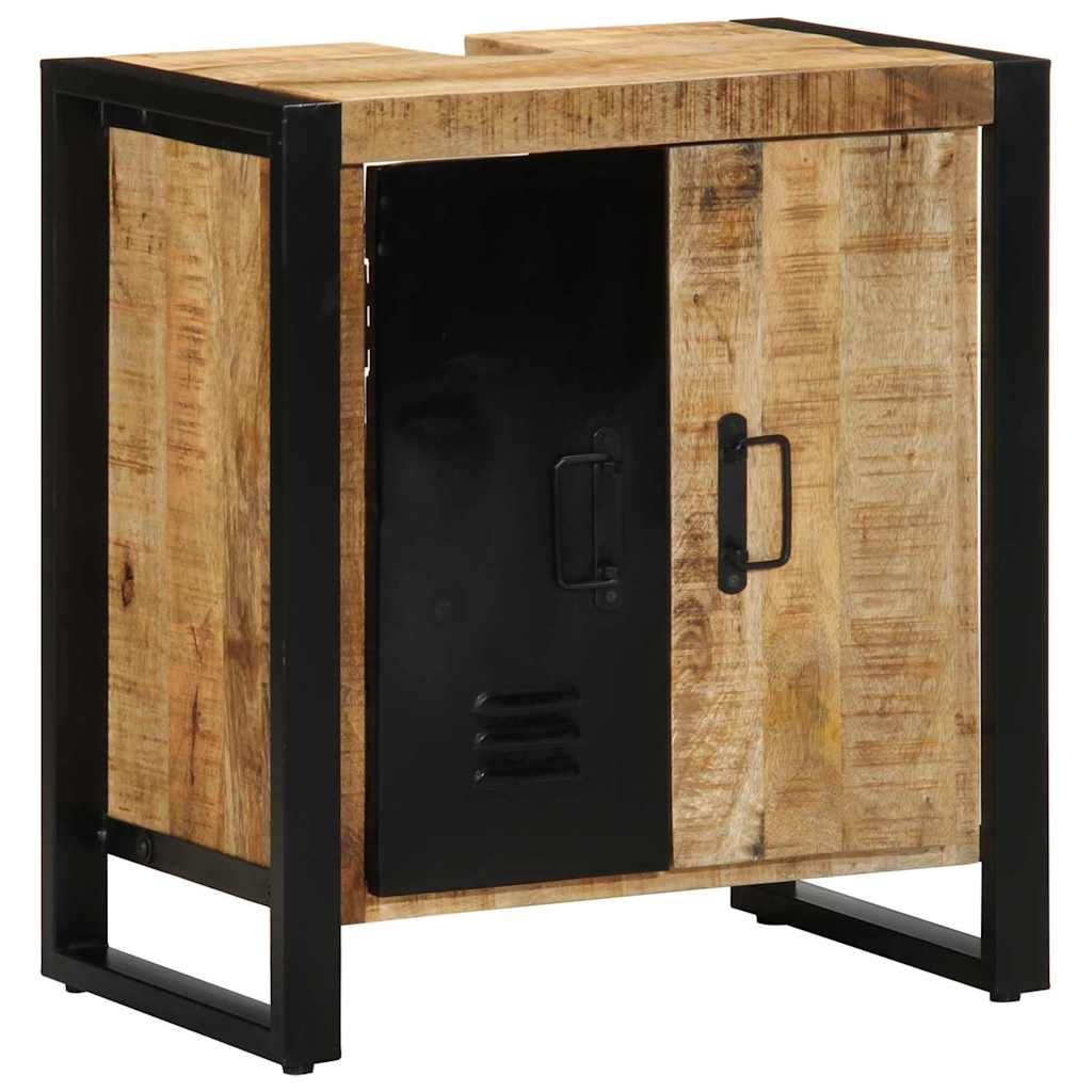 vidaXL Bathroom Cabinet Brown 55 x 35 x 60 cm Solid Mango Wood