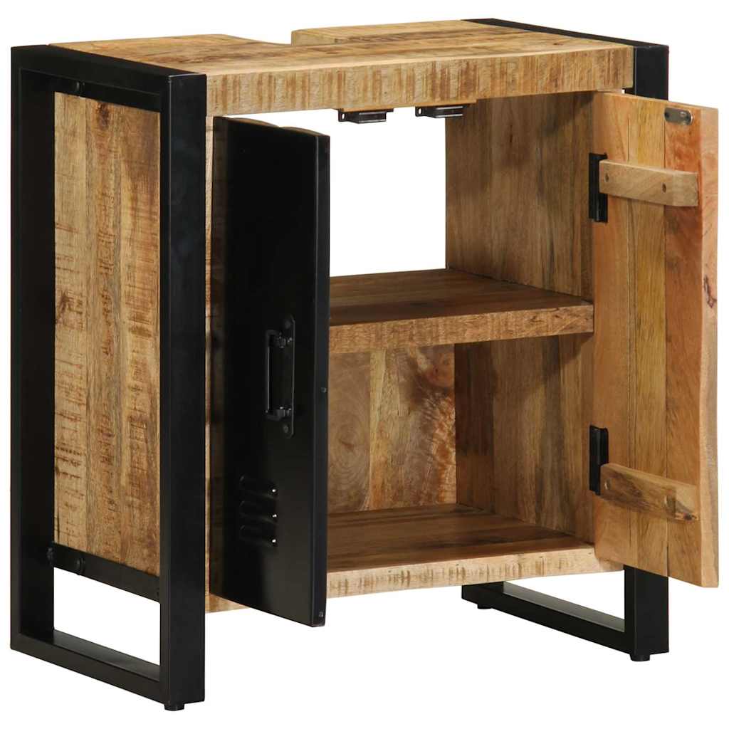 vidaXL Bathroom Cabinet Brown 55 x 35 x 60 cm Solid Mango Wood