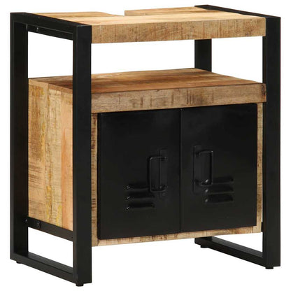 vidaXL Bathroom Cabinet Brown 55 x 35 x 60 cm Solid Mango Wood