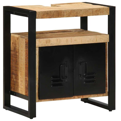 vidaXL Bathroom Cabinet Brown 55 x 35 x 60 cm Solid Mango Wood