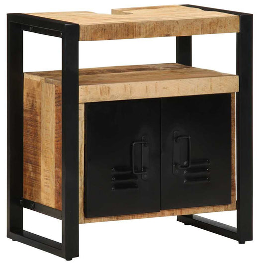 vidaXL Bathroom Cabinet Brown 55 x 35 x 60 cm Solid Mango Wood