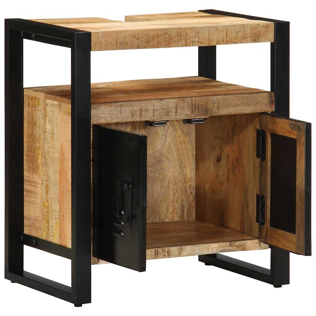 vidaXL Bathroom Cabinet Brown 55 x 35 x 60 cm Solid Mango Wood