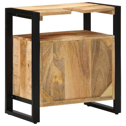 vidaXL Bathroom Cabinet Brown 55 x 35 x 60 cm Solid Mango Wood