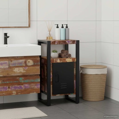 vidaXL Bathroom Cabinet Brown 40 x 35 x 75 cm Solid Reclaim Wood