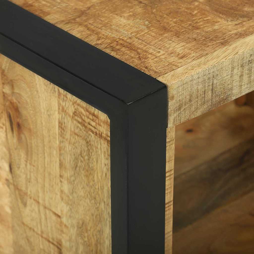 vidaXL Wall Cube with Storage Brown 55 x 35 x 40 cm Solid Mango Wood
