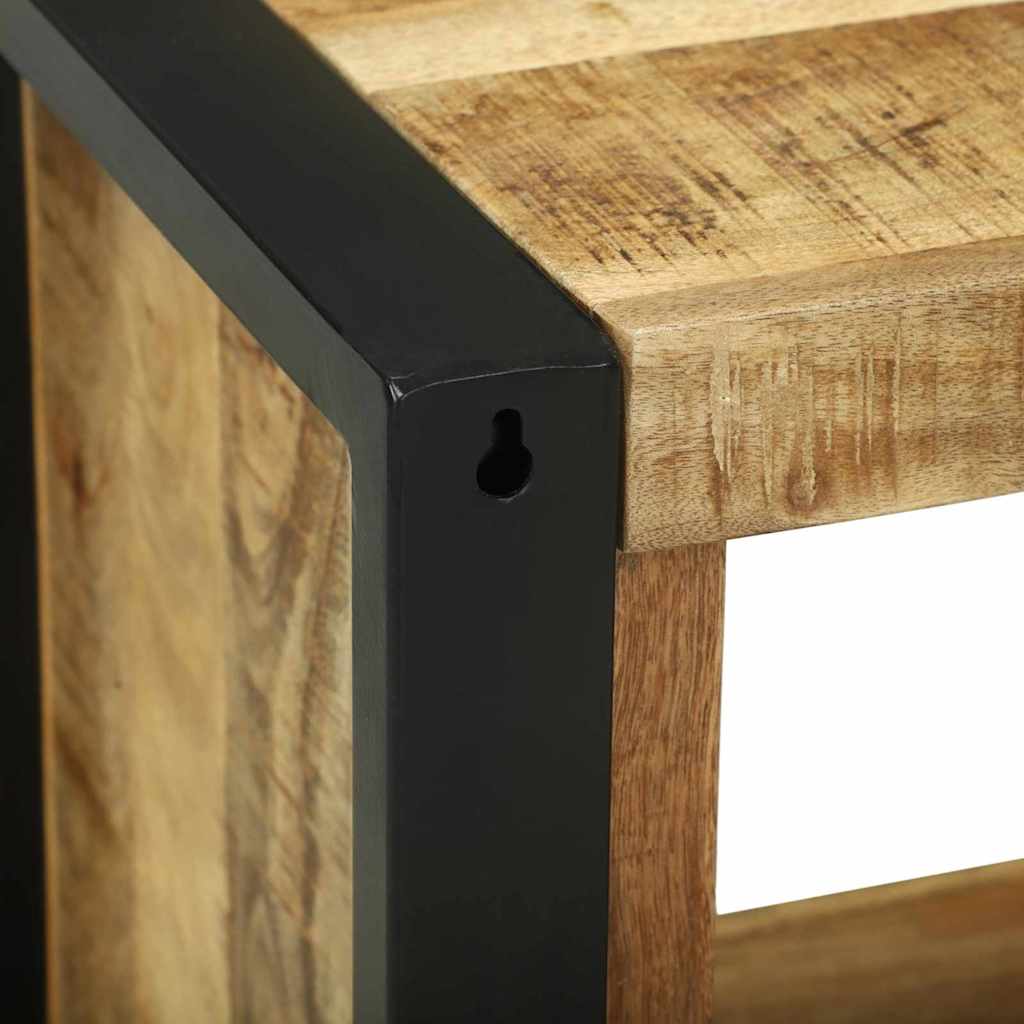 vidaXL Wall Cube with Storage Brown 55 x 35 x 40 cm Solid Mango Wood