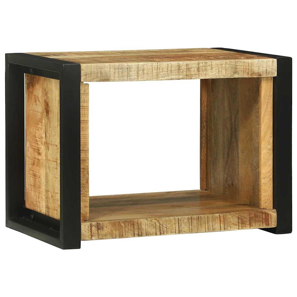 vidaXL Wall Cube with Storage Brown 55 x 35 x 40 cm Solid Mango Wood