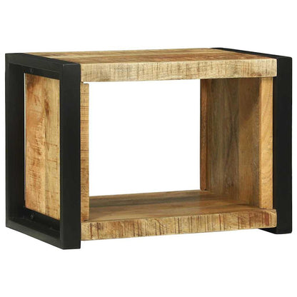 vidaXL Wall Cube with Storage Brown 55 x 35 x 40 cm Solid Mango Wood