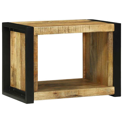 vidaXL Wall Cube with Storage Brown 55 x 35 x 40 cm Solid Mango Wood