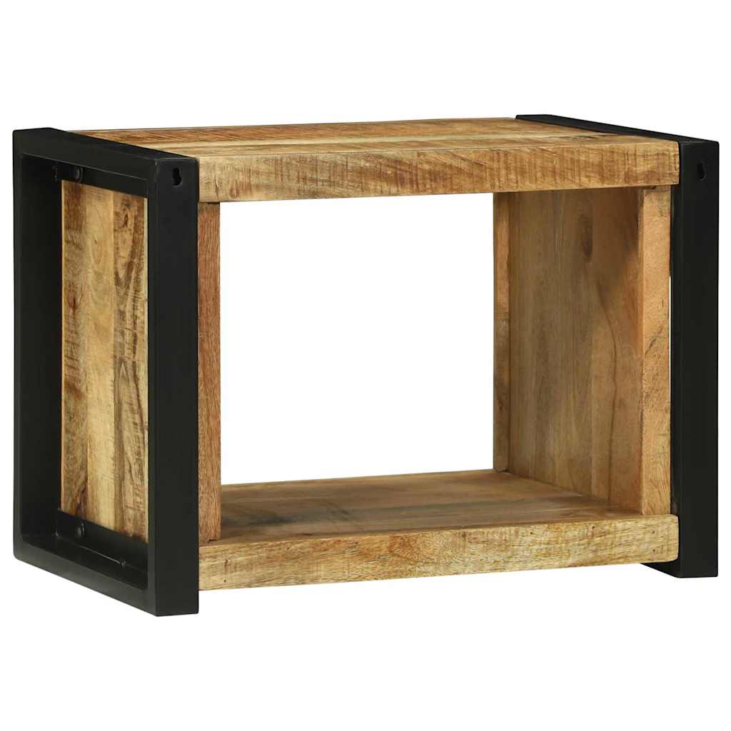 vidaXL Wall Cube with Storage Brown 55 x 35 x 40 cm Solid Mango Wood