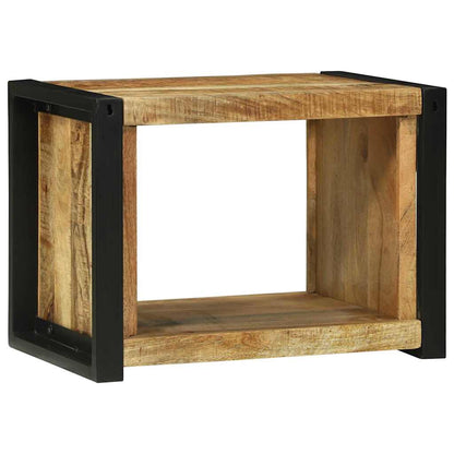 vidaXL Wall Cube with Storage Brown 55 x 35 x 40 cm Solid Mango Wood