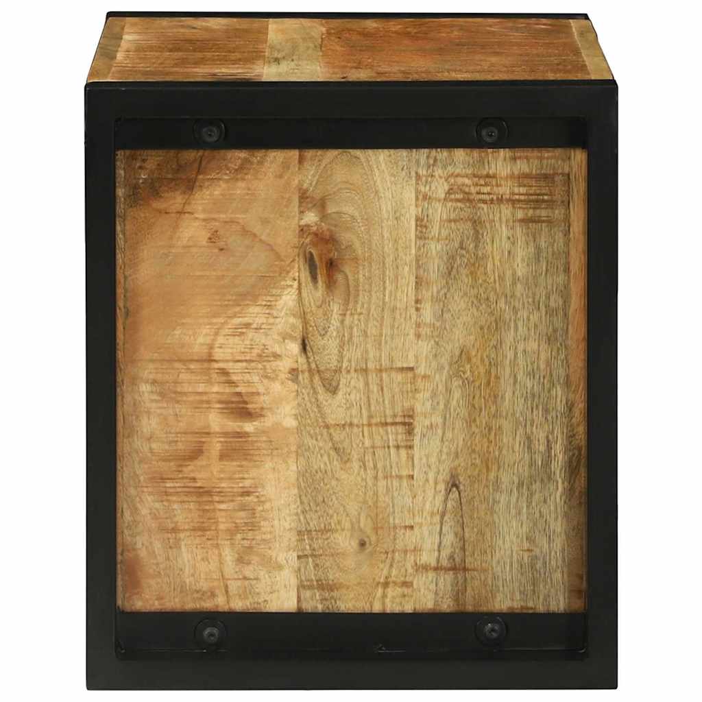 vidaXL Wall Cube with Storage Brown 55 x 35 x 40 cm Solid Mango Wood