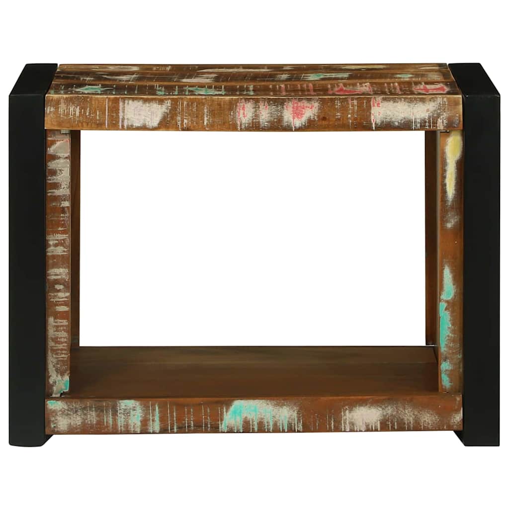 vidaXL Wall Cube with Storage Brown 55 x 35 x 40 cm Solid Reclaim Wood