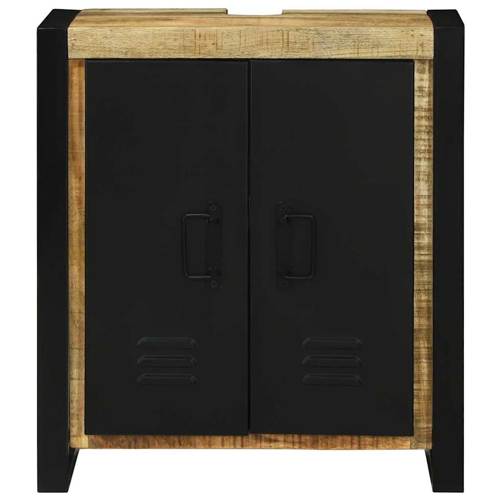 vidaXL Sink cabinet with Shelf Brown 55 x 35 x 60 cm Solid Mango Wood