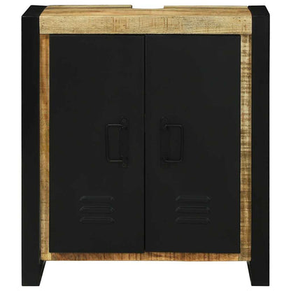 vidaXL Sink cabinet with Shelf Brown 55 x 35 x 60 cm Solid Mango Wood