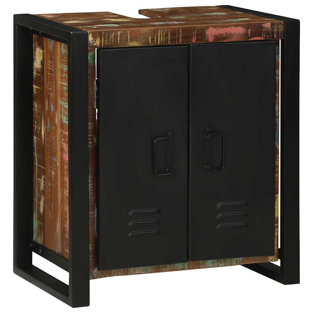 vidaXL Sink cabinet with Door Brown 55 x 35 x 60 cm Solid Reclaim Wood