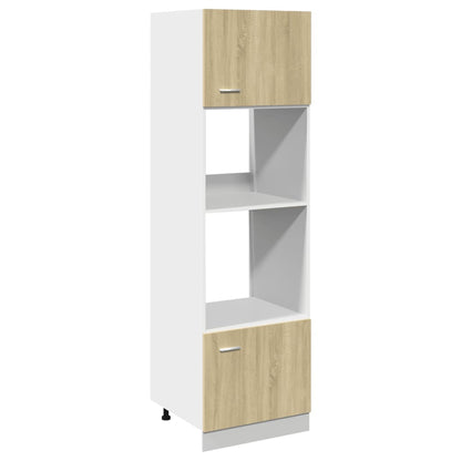 vidaXL 7 Piece Kitchen Cabinet Set Lyon Sonoma Oak Engineered Wood