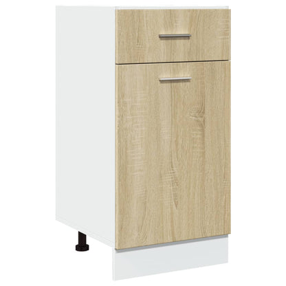 vidaXL 7 Piece Kitchen Cabinet Set Lyon Sonoma Oak Engineered Wood