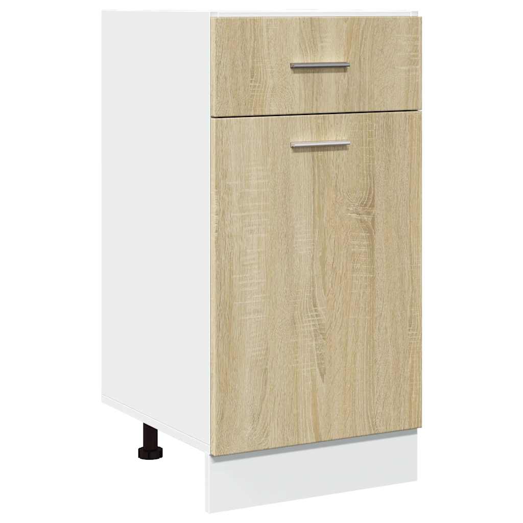vidaXL 8 Piece Kitchen Cabinet Set Lyon  Sonoma Oak Engineered Wood