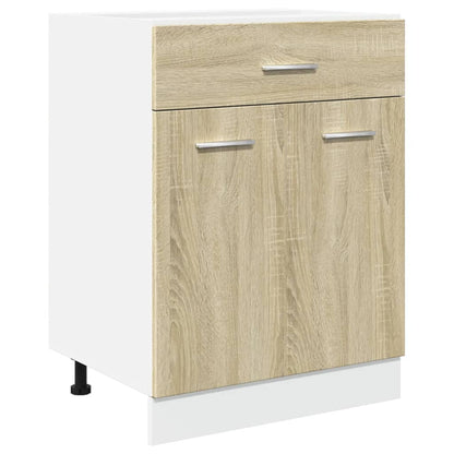 vidaXL 4 Piece Kitchen Cabinet Set Lyon Sonoma Oak Engineered Wood