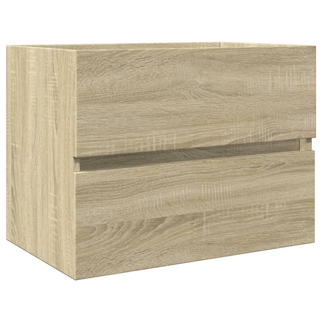 vidaXL 2 Piece Bathroom Furniture Set Ceramic and Engineered Wood