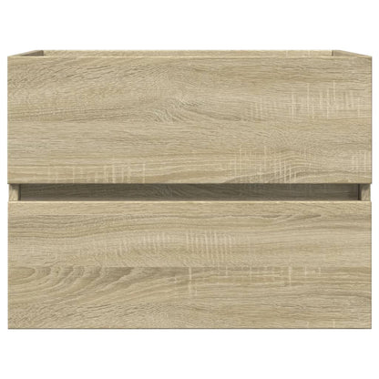 vidaXL 2 Piece Bathroom Furniture Set Ceramic and Engineered Wood