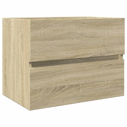vidaXL 2 Piece Bathroom Furniture Set Ceramic and Engineered Wood