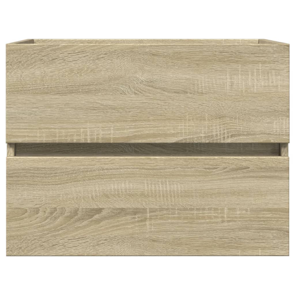 vidaXL 2 Piece Bathroom Furniture Set Ceramic and Engineered Wood