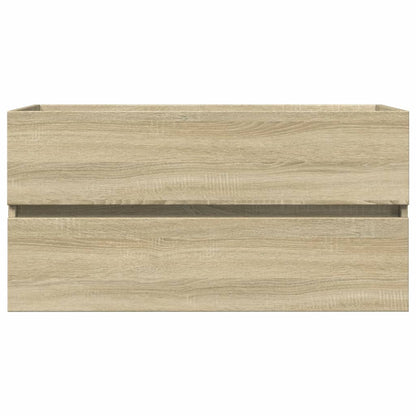 vidaXL 2 Piece Bathroom Furniture Set Ceramic and Engineered Wood