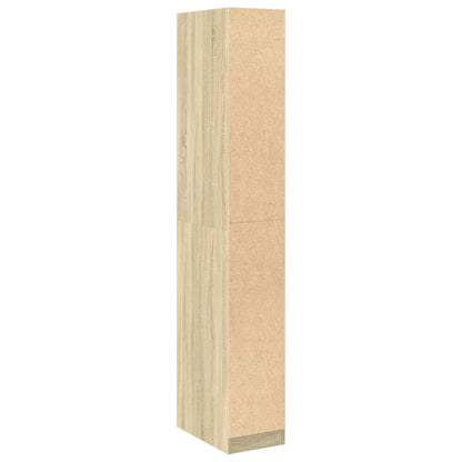 vidaXL Wardrobe Sonoma Oak 30x50x200 cm Engineered Wood