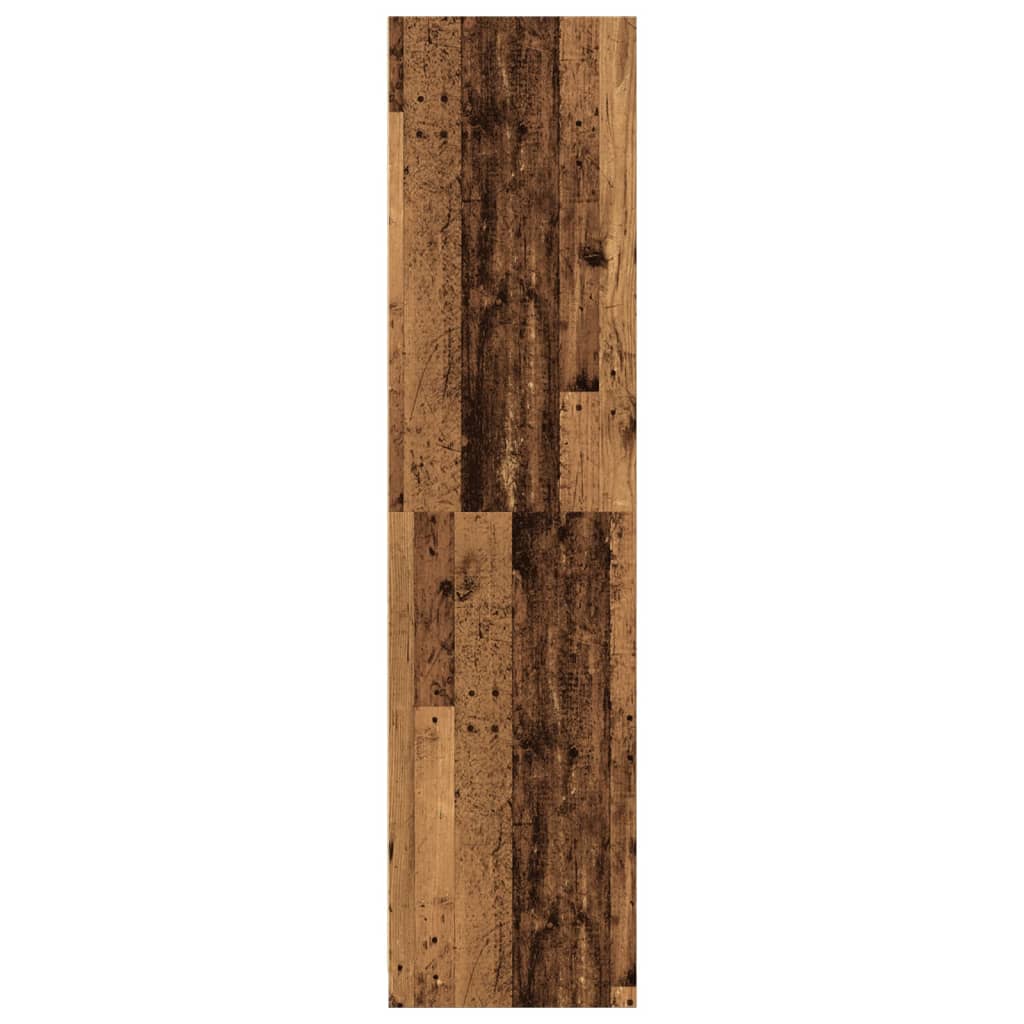 vidaXL Wardrobe Old Wood 30x50x200 cm Engineered Wood