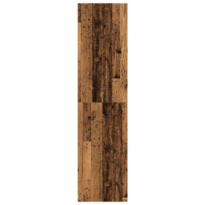 vidaXL Wardrobe Old Wood 30x50x200 cm Engineered Wood