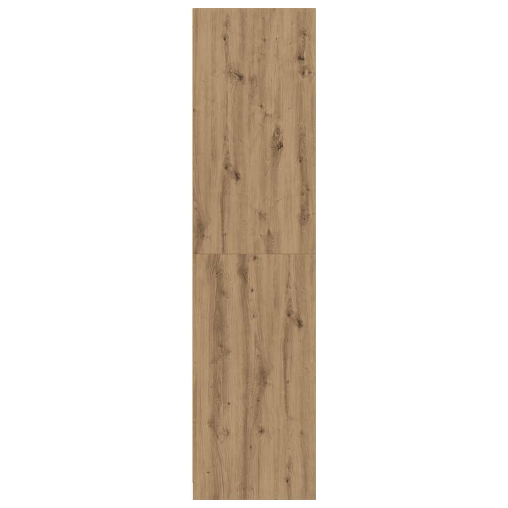 vidaXL Wardrobe Artisian Oak 30x50x200 cm Engineered Wood