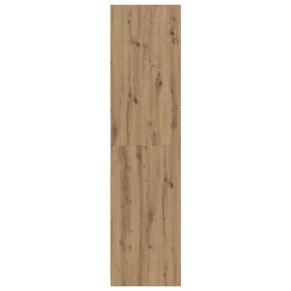vidaXL Wardrobe Artisian Oak 80x50x200 cm Engineered Wood