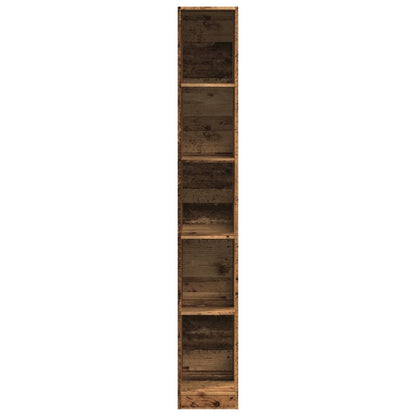 vidaXL Wardrobe Old Wood 30x50x200 cm Engineered Wood