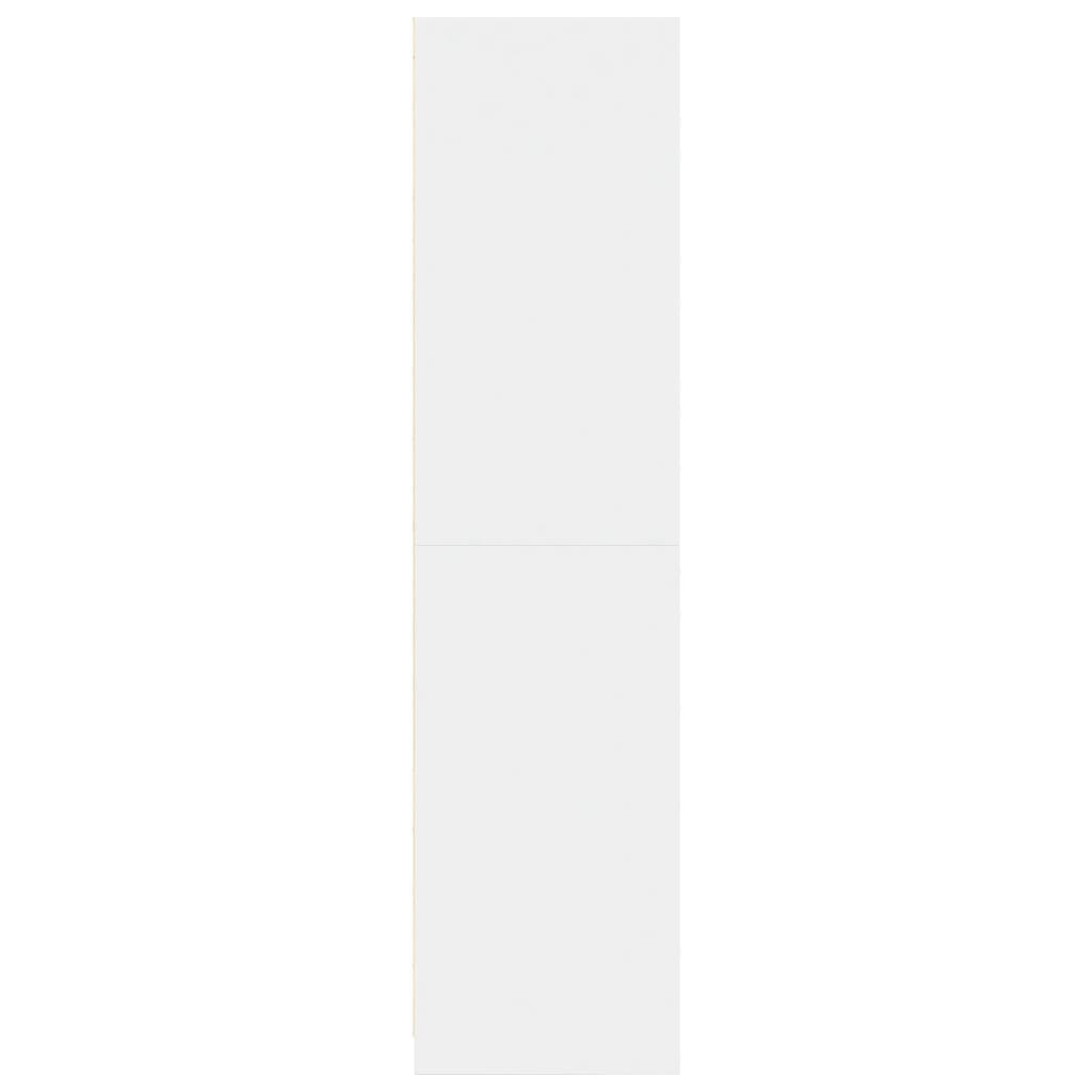 vidaXL Wardrobe White 50x50x200 cm Engineered Wood