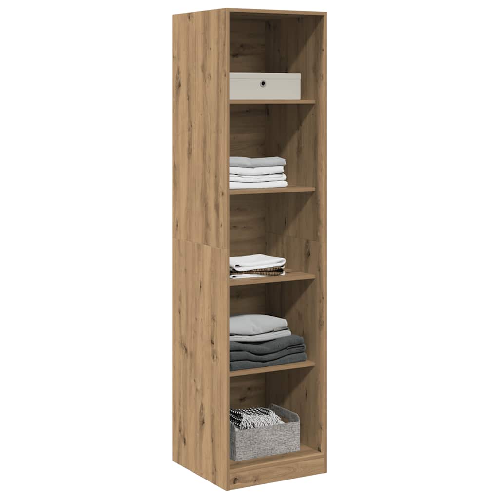 vidaXL Wardrobe Artisian Oak 50x50x200 cm Engineered Wood